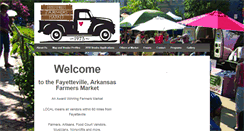 Desktop Screenshot of fayettevillefarmersmarket.org