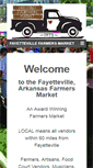 Mobile Screenshot of fayettevillefarmersmarket.org